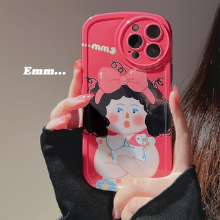 เคสโทรศัพท์มือถือ TPU กันกระแทกสี่มุม ลายตลก สําหรับ iPhone 14 14pro 14max 14prm iPhone 13 13pro 13prm iPhone 11 6splus 7Plus 8Plus Xr XS 13 12 Pro Max