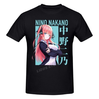 เสื้อยืด พิมพ์ลายกราฟิกอนิเมะ The Quintessential Quintuplets Nino Nakano สไตล์ญี่ปุ่น แนวสตรีท สําหรับผู้หญิง&lt;2022&gt;