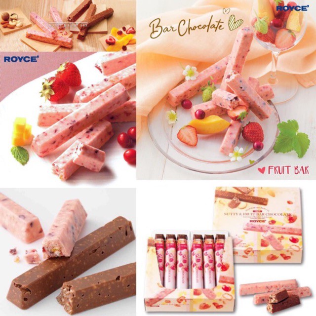 Royce Nutty & Fruit Bar Chocolate 12Pcs.