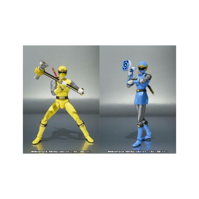 ☣️ NEW Hurricanger Hurricane Blue &amp; Yellow Sentai S.H.Figuarts SHF Figuarts Bandai ขบวนการ Sentai #EXO Killer