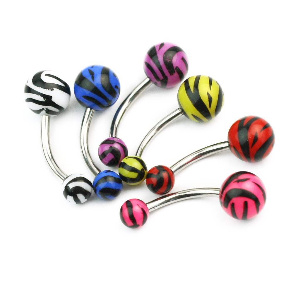 {brightnesshegemony}60Pcs Steel Mixed Nose Lip Eyebrow Tongue Belly Bar ...