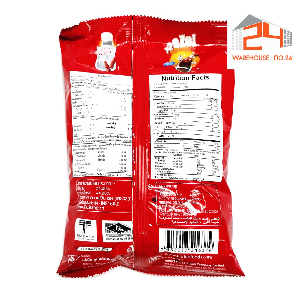 ส่งไว🚀24ชม. ลูกอม 123 Za โคล่า&รวมรส จุ 100 เม็ด (123ซ่า!) - รูปที่ 2