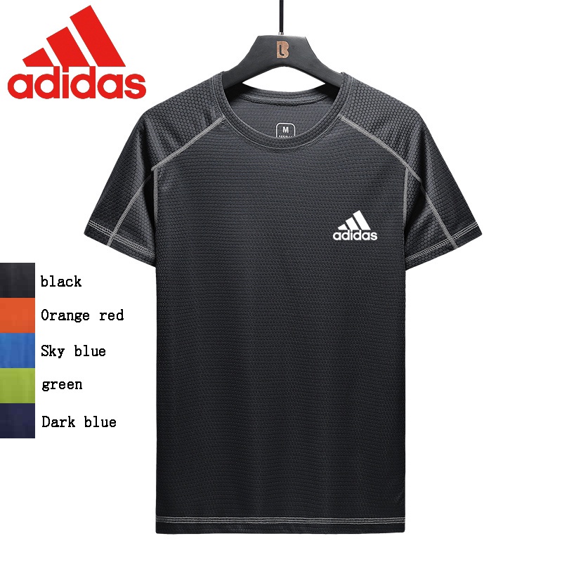 Adidas เสื้อยืด คอกลม แห้งเร็ว หลากสี สําหรับผู้ชาย 2022