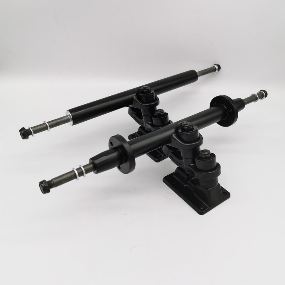 Gullwing Trucks Sidewinder II Lot de 2 Trucks Doubles Kingpin pour Skateboard Noir 185 mm Axe 25,4 cm