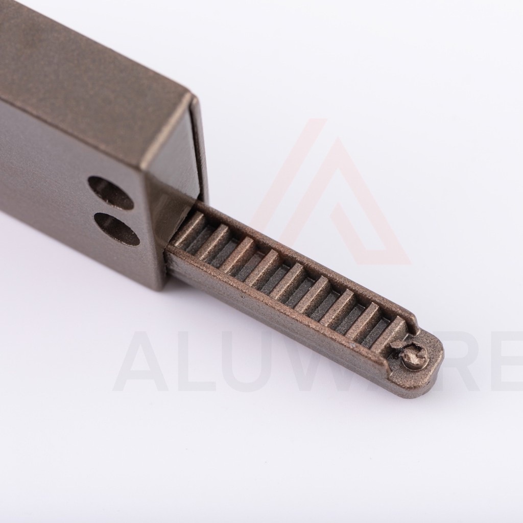 มือหมุนบานเกล็ด Barco ( เงิน ชา ) บาร์โก้ มือหมุนหน้าต่างบานเกล็ด มือหมุน บานเกล็ด ที่หมุน ที่หมุนบานเกล็ด Aluware AW074 - รูปที่ 5