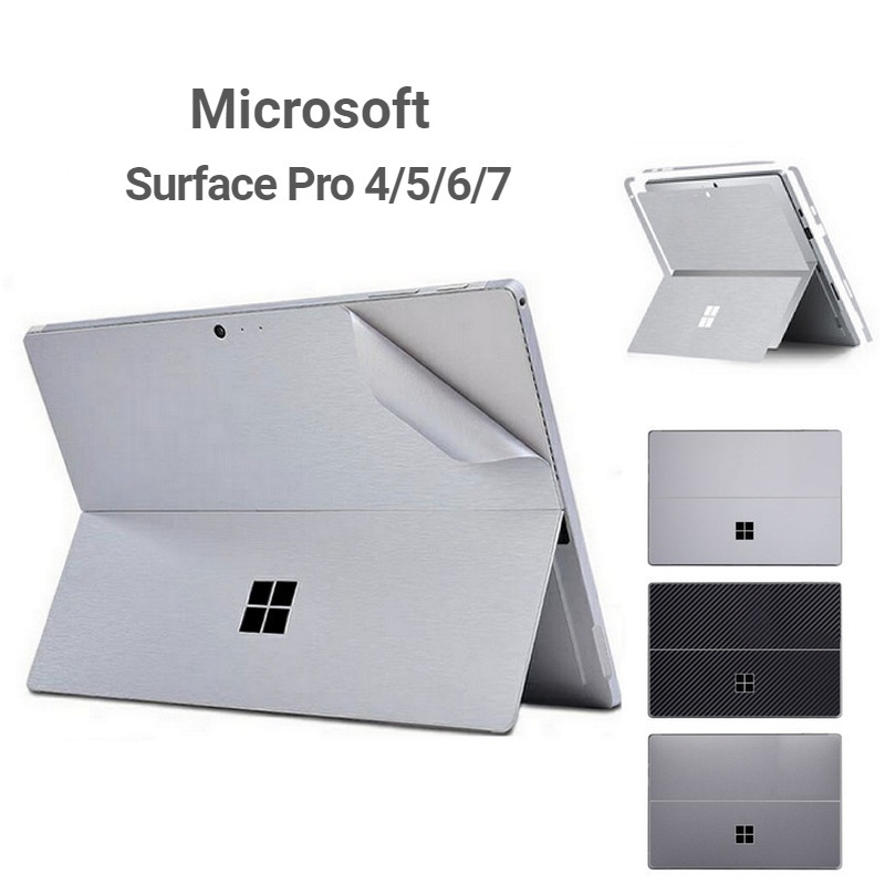 Surface Pro สติกเกอร์ผิวเต็มรูปแบบสําหรับ Surface Pro 7 6 5 4 สติกเกอร์แล็ปท็อป Matte โปร่งใส Pro ฝา