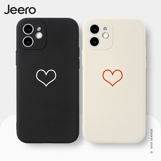 JEERO เคสคู่ เคสไอโฟน คู่รัก ขอบเหลี่ยมกันกระแทกซิลิโคนนุ่มล…
