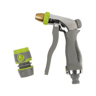 🔥ยอดฮิต!! หัวฉีดน้ำ SPRAY GUN DGH2002 สีเทา-เขียว หัวฉีดรดน้ำต้นไม้ SPRAY GUN DGH2002 ระบบน้ำ สวน