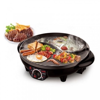 HANABISHI GRILLS BBQ-01S BLACK เตาปิ้งย่าง เอนกประสงค์ เตาบาร์บีคิว BBQ ฮานาบิชิ เตาปิ้ง เตาย่าง 01S