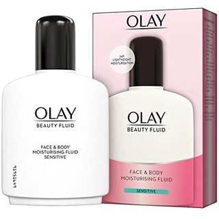 Olay beauty fluid classic ของแท้นำเข้าจาก UK face body moisturizing โอเลย์ โลชั่น คลาสสิค 200ml Olaz ผิวธรรมดา/ผิวบอบบาง