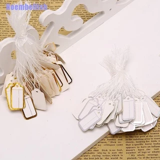 Hoe> ป้ายแท็กราคา ทรงสี่เหลี่ยม สําหรับติดป้ายราคา 200 ชิ้น