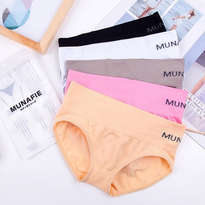 คาริน่า ญี่ปุ่น Munafie Body Shaping กางเกงชั้นในเอวกลางไม่มีรอยต่อ