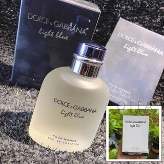 Dolce &amp; Gabbana Light Blue For Men EDT 125ml กล่องเทสเตอร์ ราคา 1999.-🎉