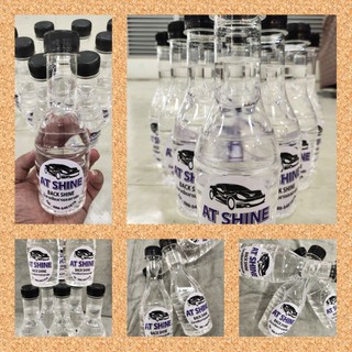 เคลือบยางAt.shineขวดใหญ่150ml.เจลทายางดำเคลือบเงายางและพลาสติกสูตรโคตรเงากันน้ำ