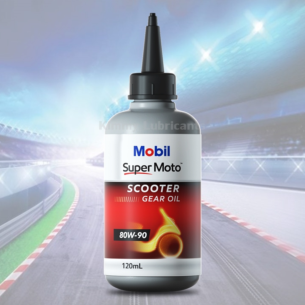 น้ำมันเฟืองท้าย Mobil Super Moto Scooter Gear Oil 80w90 ขนาด 120ml