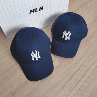 พร้อมส่ง MLB N-Cover Slider Cap หมวกสีกรมเข้ม logo NY 💙💙 สีแดง logo NY  ❤️❤️ สีขาว logo NY ⚪️⚪️