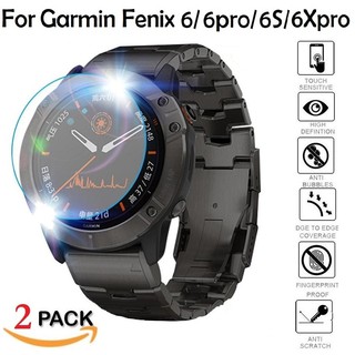 2PCS ฟิล์มกันรอยหน้าจอ 2 9 H สําหรับ Garmin Fenix 7 , Fenix 7X , Garmin Fenix 5 , Fenix 5 plus, Fenix 5X Tempered Glass , Fenix 5X plus , Garmin fenix 6 Screen Protector / fenix 6 pro / ฟิล์ม fenix 6X , fenix 6X Pro / Forerunner 935 / 945 Screen Protector