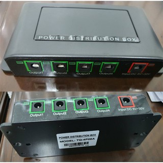 กล่องจ่ายไฟ 12V 5A แหล่งจ่ายไฟสำหรับอุปกรณ์กล้องวงจรปิด CCTV camera / กล้องวงจรปิดแหล่งจ่ายไฟ 4 ช่อง