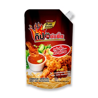 🔥แนะนำ!! เพียวฟู้ดส์ มายองเนส รสเผ็ดแซ่บ 850 กรัม  Purefoods Spicy Zab Mayonnaise 850 g