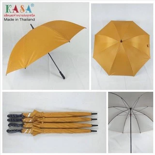 ร่ม ร่มถวายพระ 30นิ้ว รหัส30143-3 โครงเหล็ก/ไฟเบอร์ สีไพร(พระ) UV ผ้าหนา กันแดด กันน้ำ กันลมดี งานไทย
