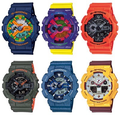 G-Shock GA-110,GA-100 หายาก,เลิกผลิต ประกันร้าน ของแท้100% (GA-110FC-2A,GA-110LN,GA-110MR,GA-110HC,G