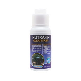 Nutrafin Clear Fast fish tank เครื่องกรองน้ําตู้ปลา อนุภาค 120 มล.