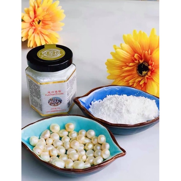 ผงไข่มุกแท้ 100% ใหม่ ขนาดกระปุก 50 กรัม คุณภาพดี ผงไข่มุกบดละเอียด สำหรับบำรุงผิวพรรณ (นำเข้าจากจีน) ราคา ถูกที่สุด ดีลบีเคเค แกลเลอรีภาพที่ 8