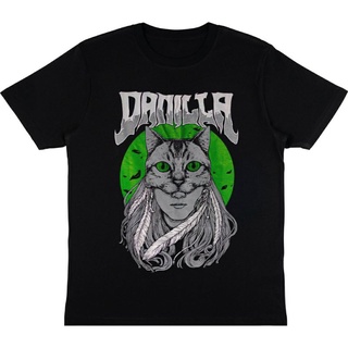 แขนสั้นcrew neckเสื้อยืด ลายทีม Danilla His It | เสื้อยืด ลาย DANILLA INDIE Music | เสื้อยืด ลาย DANILLA สีดําS-XXXXL