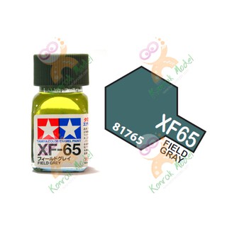 สีสูตรน้ำมัน Tamiya Enamel XF65 Field Grey 10ml