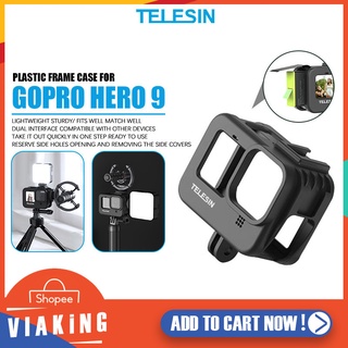 Plastic Frame Case Gopro 9/10 Telesin รุ่น GP-FMS-903 เคสกันกระแทก เคสแข็ง อุปกรณ์เสริม Gopro