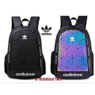 💕Adidas Originals 3D Backpack กระเป๋าสะพายหลัง 3D ลุคสุดล้ำของกระเป๋าสะพายหลัง