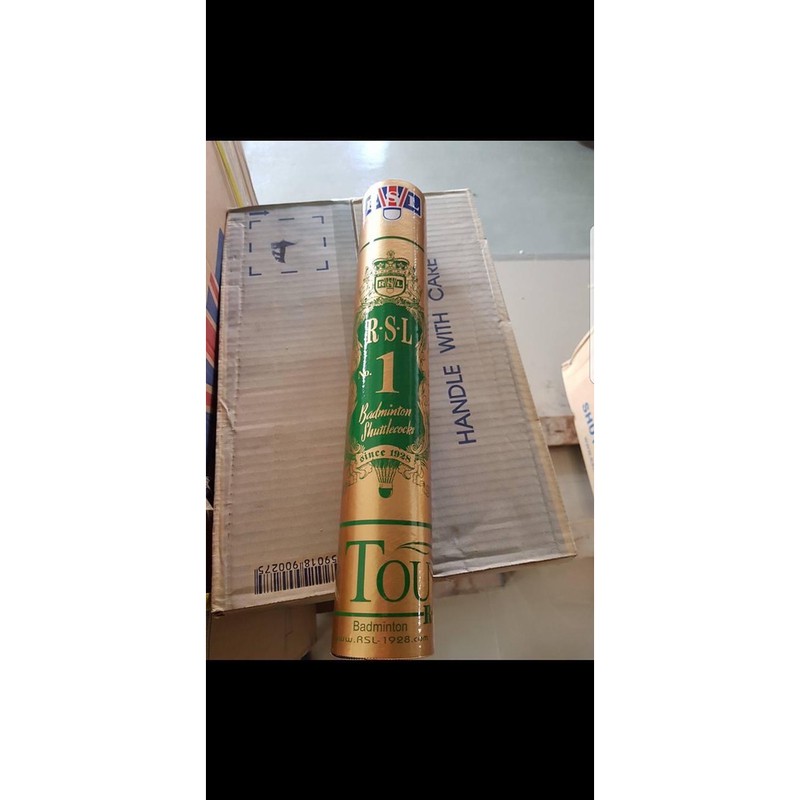 ลูกแบด RSL GOLD NO.1 สีทอง แท้100%(okbadmintonshop)(ไม่ใช่มาเลย์)