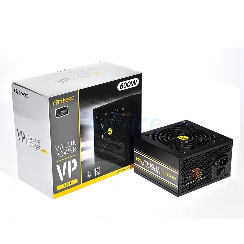 PSU (80+ White) ANTEC VP600P Plus 600W.