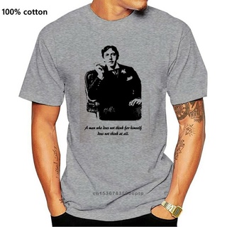 ขายดี เสื้อยืดแขนสั้น พิมพ์ลายคําคม Oscar Wilde Poetry Morrissey Smiths OGllgm73BGpeme44