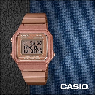 นาฬิกา Casio รุ่น B650WC-5A สายแสตนเลส สีพิงค์โกลด์ ใส่ได้ทั้งชายและหญิง -มั่นใจ ของแท้ 100% ประกัน CMG 1 ปีเต็ม