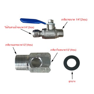 ชุดวาล์วเปิด-ปิดเครื่องกรองน้ำ ขนาด 2 หุน