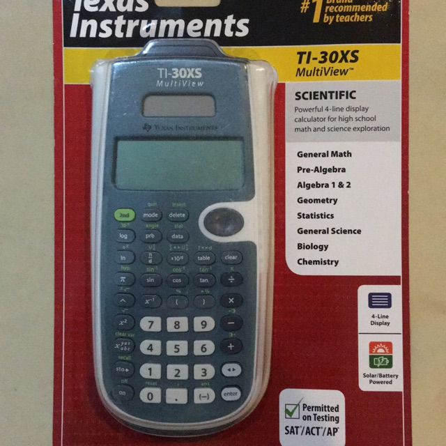 เครื่องคิดเลข Texas Instruments รุ่น TI-30XS MultiView