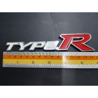 Logo TyeR ของรถ Honda งานเหล็ก 14.5×3.5cm