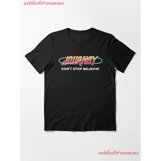 JOURNEY BAND Essential T-Shirt การเดินทาง ​วงร็อค Journey เสื้อยืดผู้หญิง เสื้อยืดผู้ชาย เสื้อยืดคอกลม เสื้อยืดพิมพ์ลาย