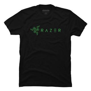 zw razer เสื้อยืดสีดํา