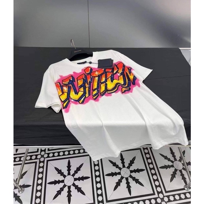 LV Drip Custom Bleached Graphic T-Shirt – Rock'n U Designs