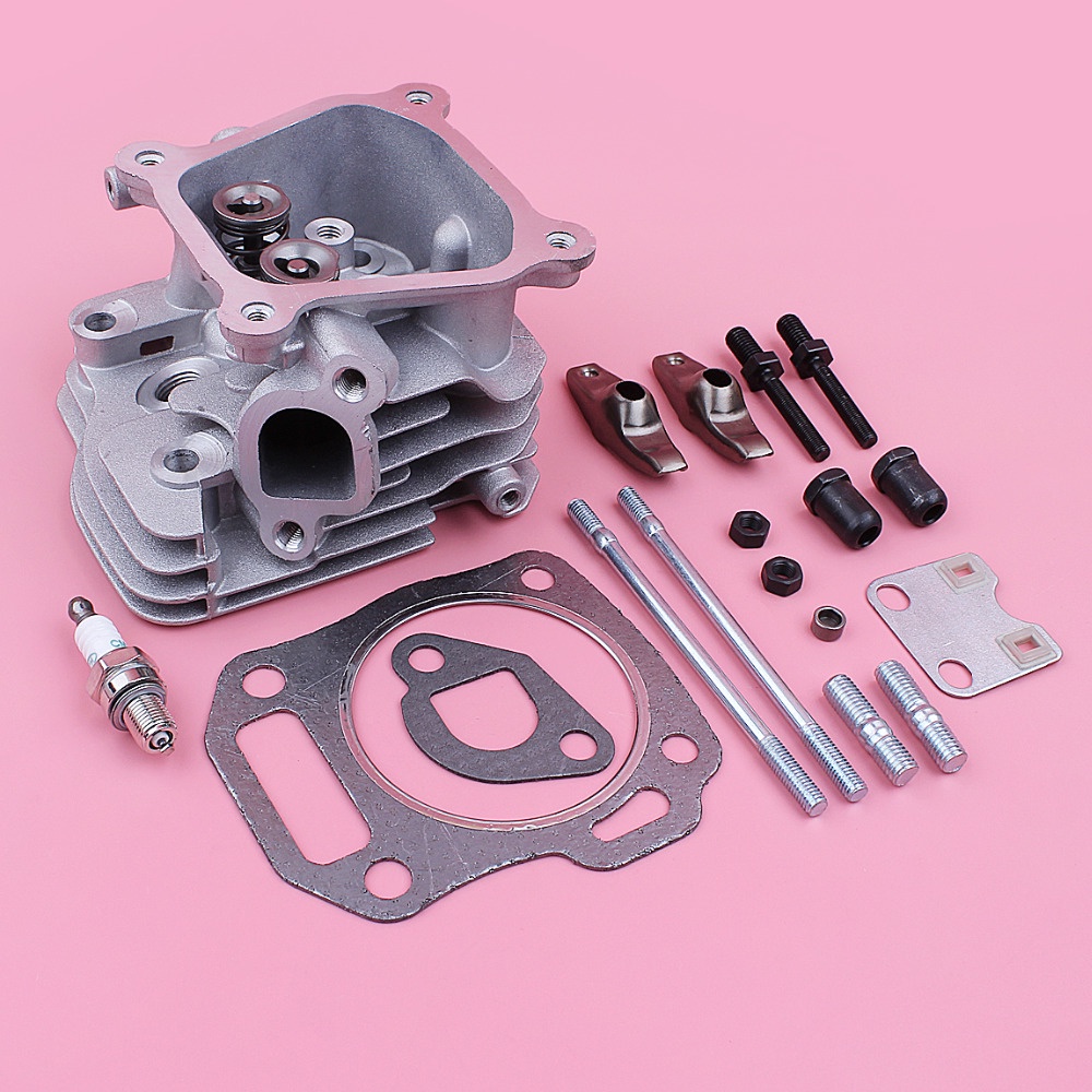 Cylinder Head Assembly For Honda GX160 GX200 5.5HP 6.5HP Gasket Carburetor Muffler Bolt Lawn Mower E