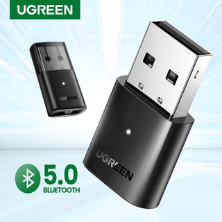 Ugreen อะแดปเตอร์รับส่งสัญญาณบลูทูธ 5.0 EDR ดองเกิล สําหรับ PC บลูทูธ หูฟัง ลําโพง เมาส์ไร้สาย