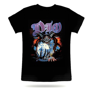 เสื้อยืดแขนสั้น พิมพ์ลาย DIO MASTER OF THE MOON HEAVY METAL ROCK BAND สําหรับผู้ชาย 791171Size S-5XL