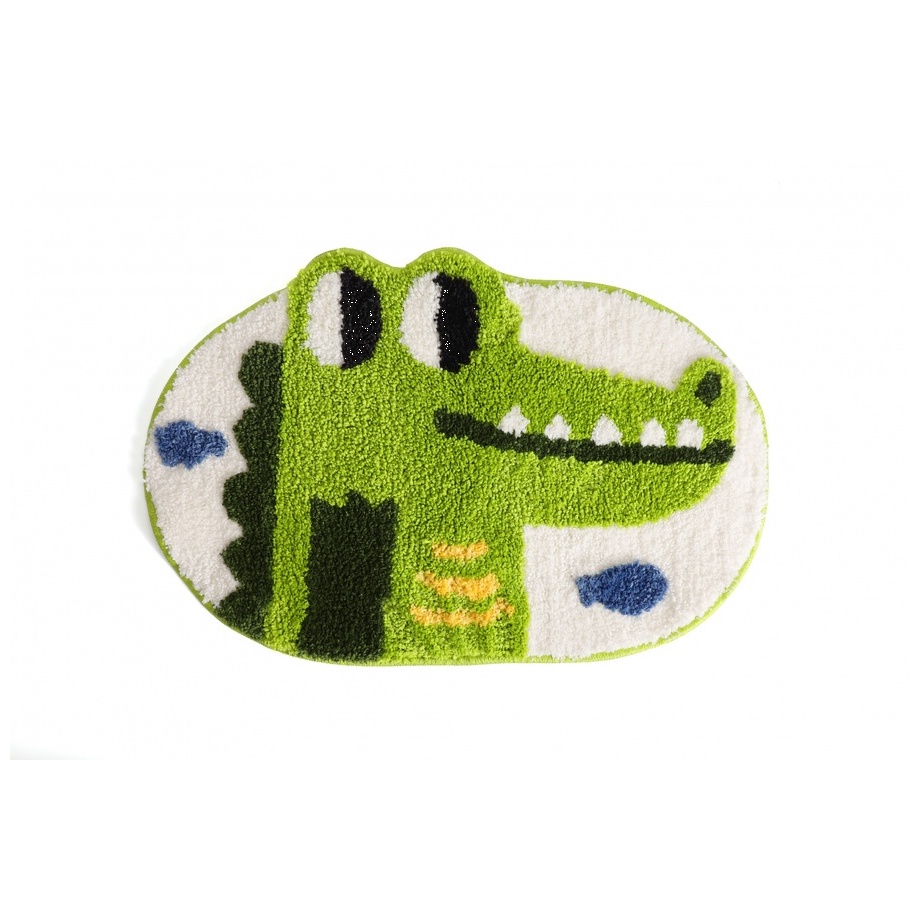 GlobalHouse COZY พรมเช็ดเท้า 40x60x1ซม. รุ่น 4HS-036 ลายจระเข้ สินค้าของแท้คุณภาพดี