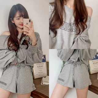 ชุดเซ็ท 2 ชิ้น ผ้ายืดค้อตต้อย ห้ามพลาดนะค้ะสาวๆ