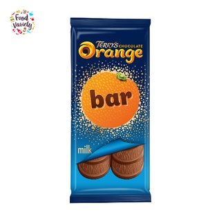 Terrys Chocolate Orange Bars 90G เทอร์รี่ส์ ช็อกโกแลตแท่งรสส้ม  90กรัม