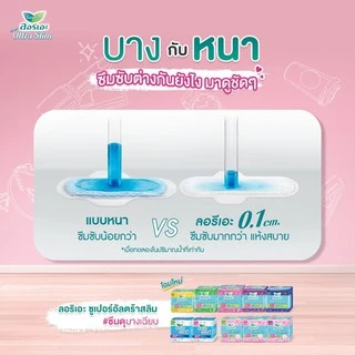 ลอรีเอะ ซูเปอร์อัลตร้าสลิม กลางวัน ยาว 22.5 ซม 20ชิ้น LaurierSuperUltraSlim ผ้าอนามัย,แบบาง 0.1