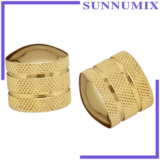 [Sunnimix] ลูกบิดควบคุมเสียงกีต้าร์ไฟฟ้าสีทอง 2 แพ็ค