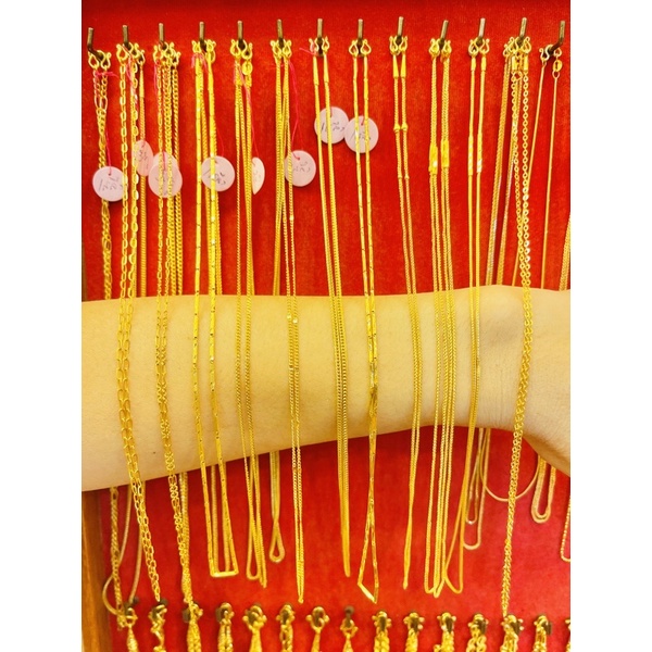 KMDGold สร้อยคอทอง 1สลึง ลายตัน ทองแท้96.5% ขายได้จำนำได้ สินค้ามีใบรับประกัน